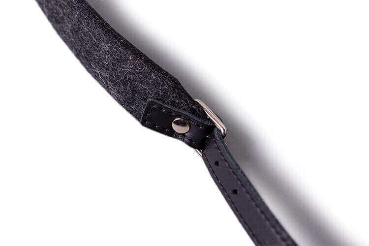 Adjustable Leather & Felt Camera Strap - Image 13