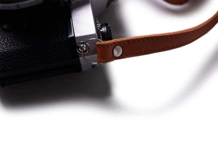 Adjustable Leather & Felt Camera Strap - Image 4