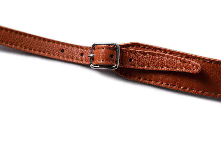 Adjustable Leather & Felt Camera Strap - Image 5