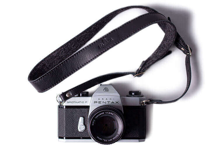 Adjustable Leather & Felt Camera Strap - Image 8