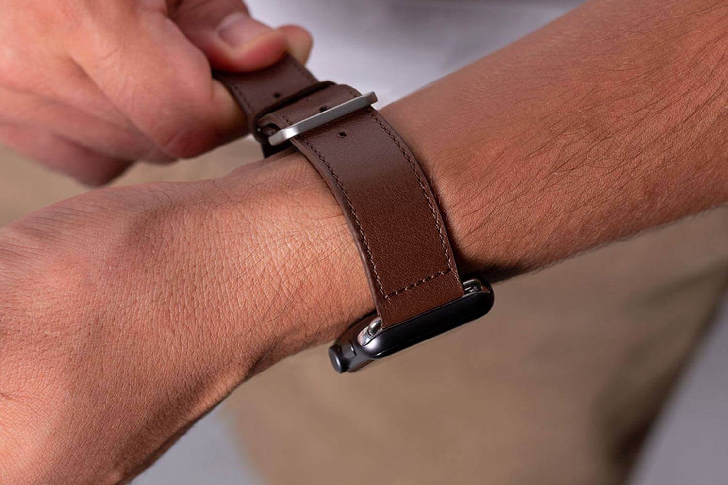 Apple Watch Strap. Classic - Leather - Image 14