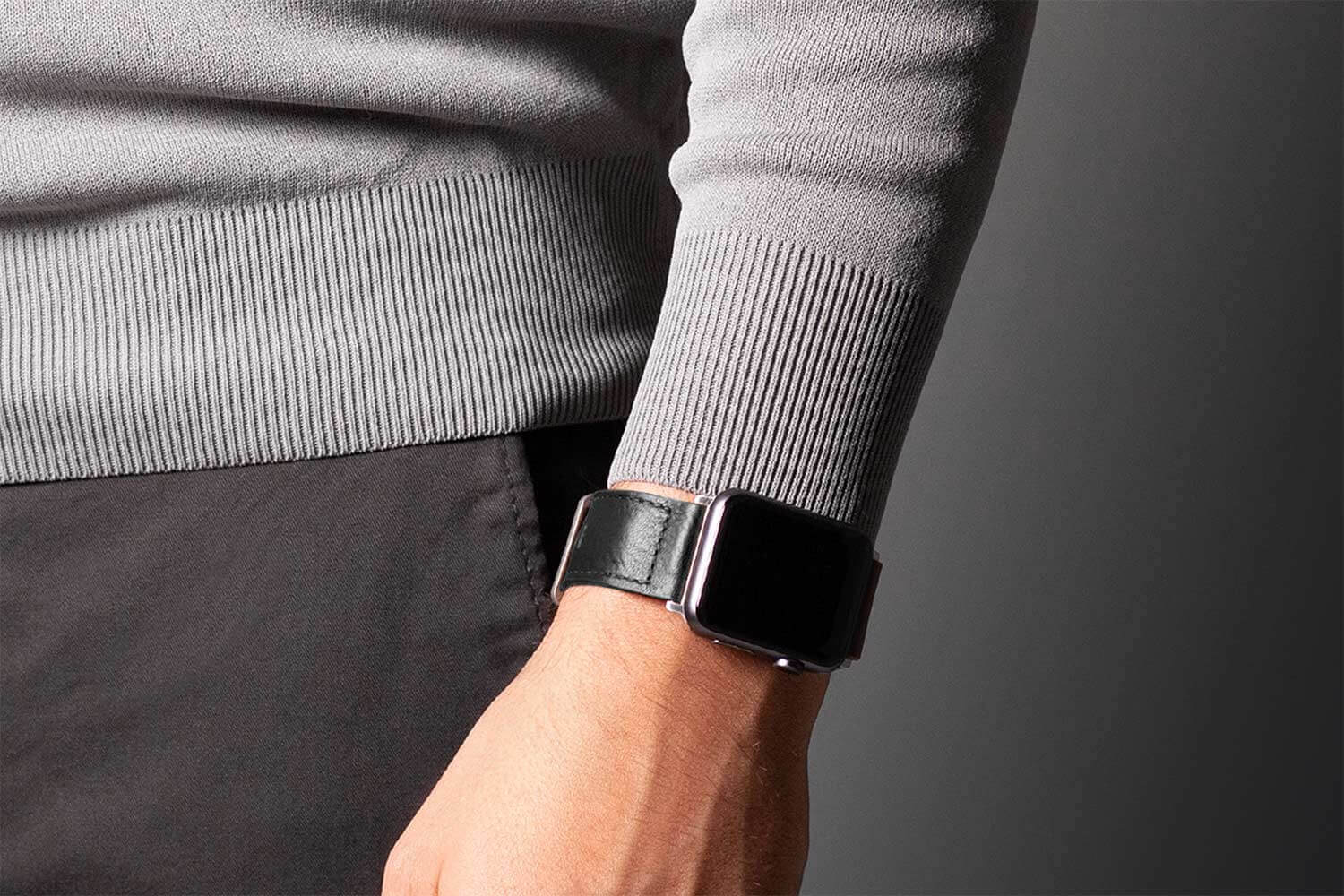 Apple Watch Strap. Modern - Leather - Image 9