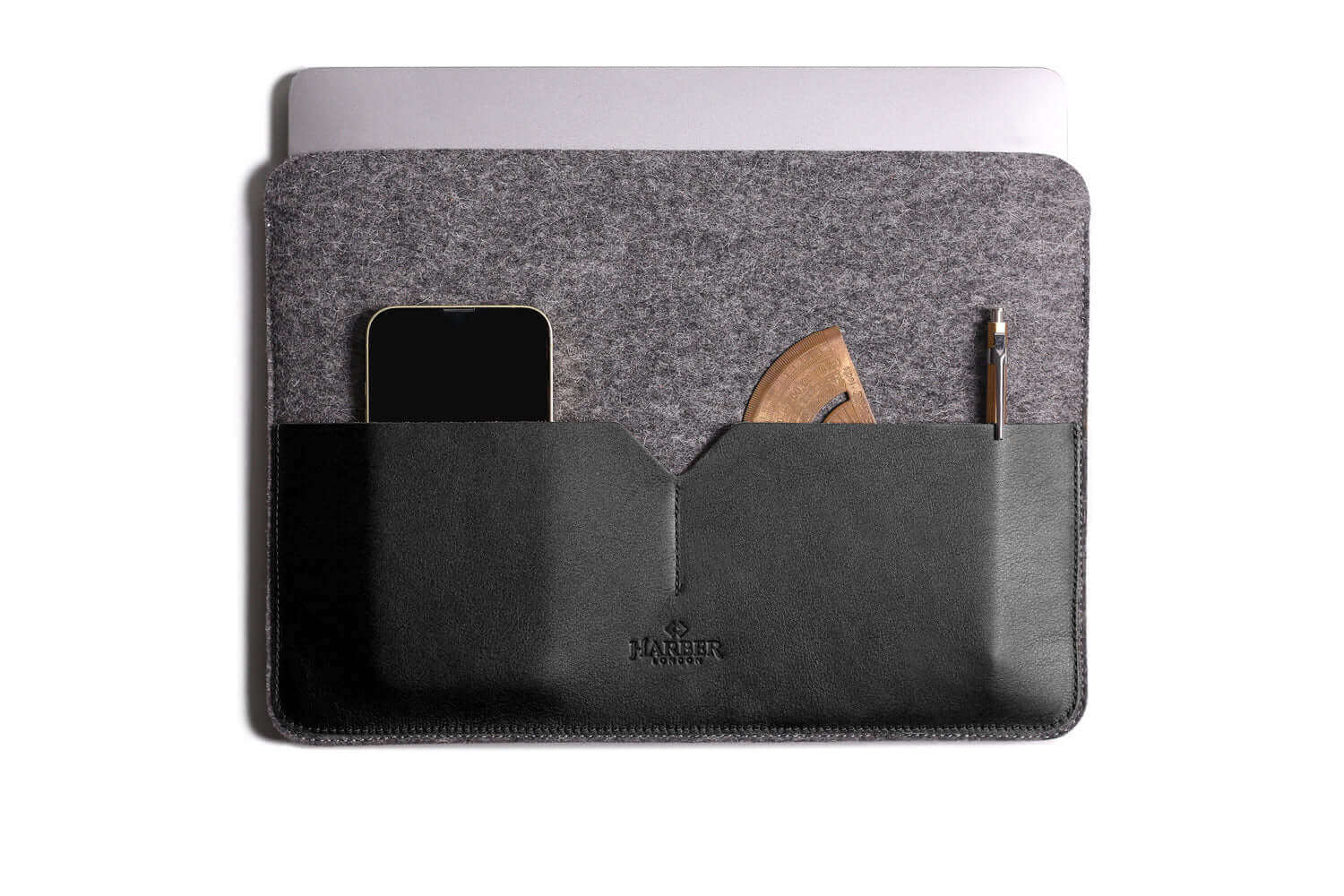 Classic - Leather MacBook Sleeve - Image 4