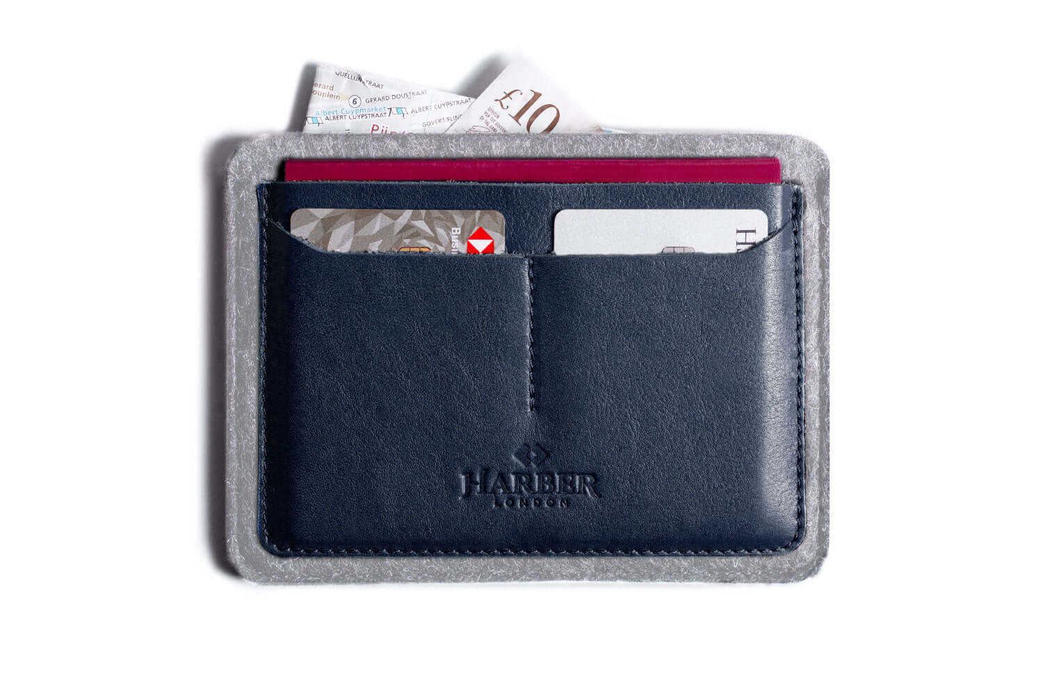 Flat Leather Passport Holder - Image 10