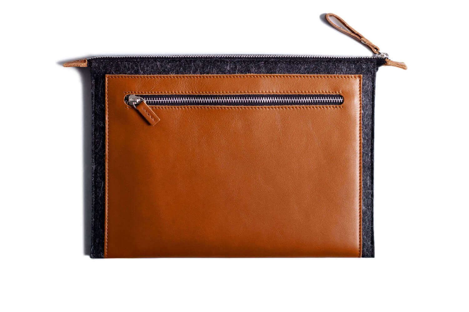 Folio Macbook Leather & Felt Sleeve - Image 4