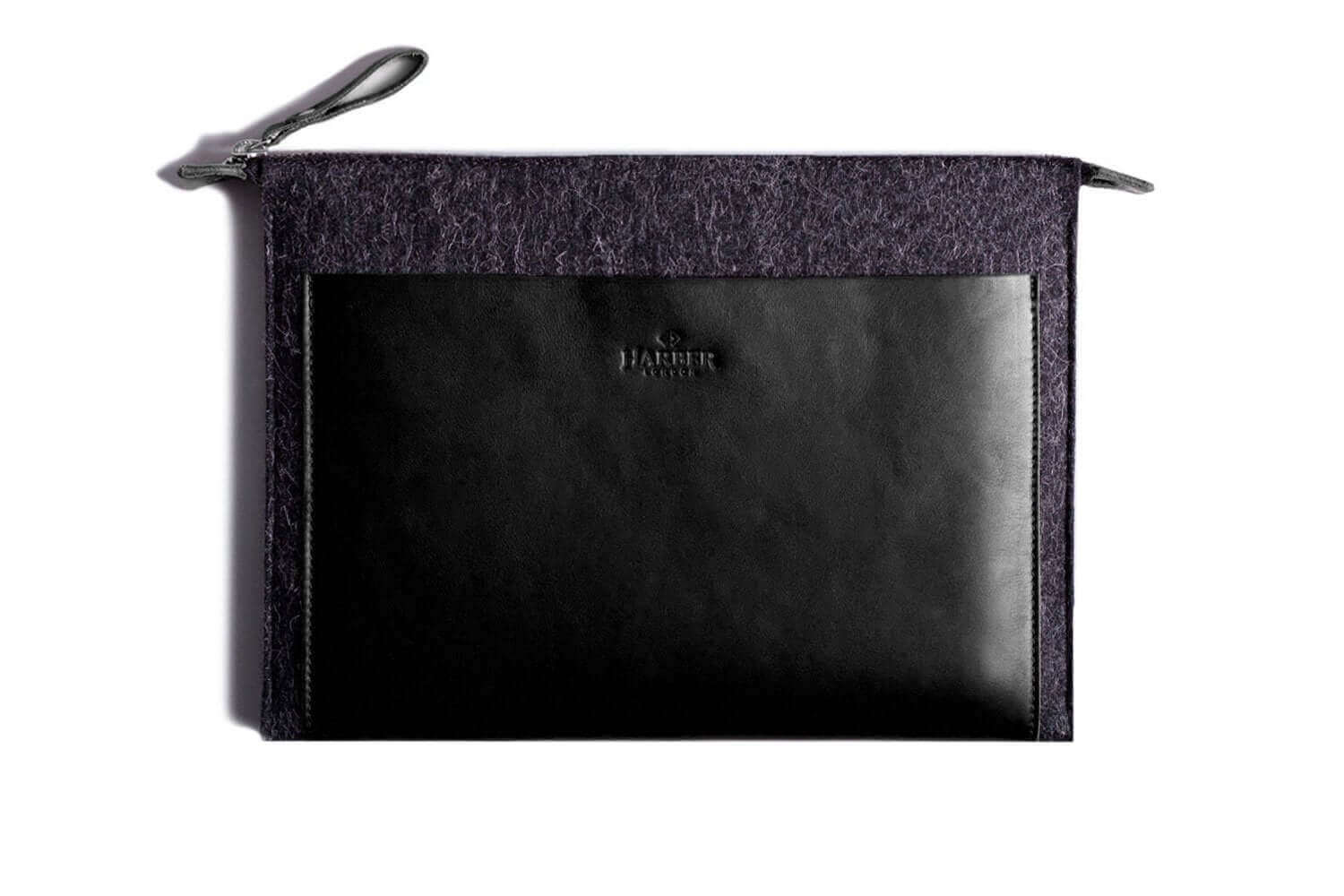 Folio Macbook Leather & Felt Sleeve - Image 5