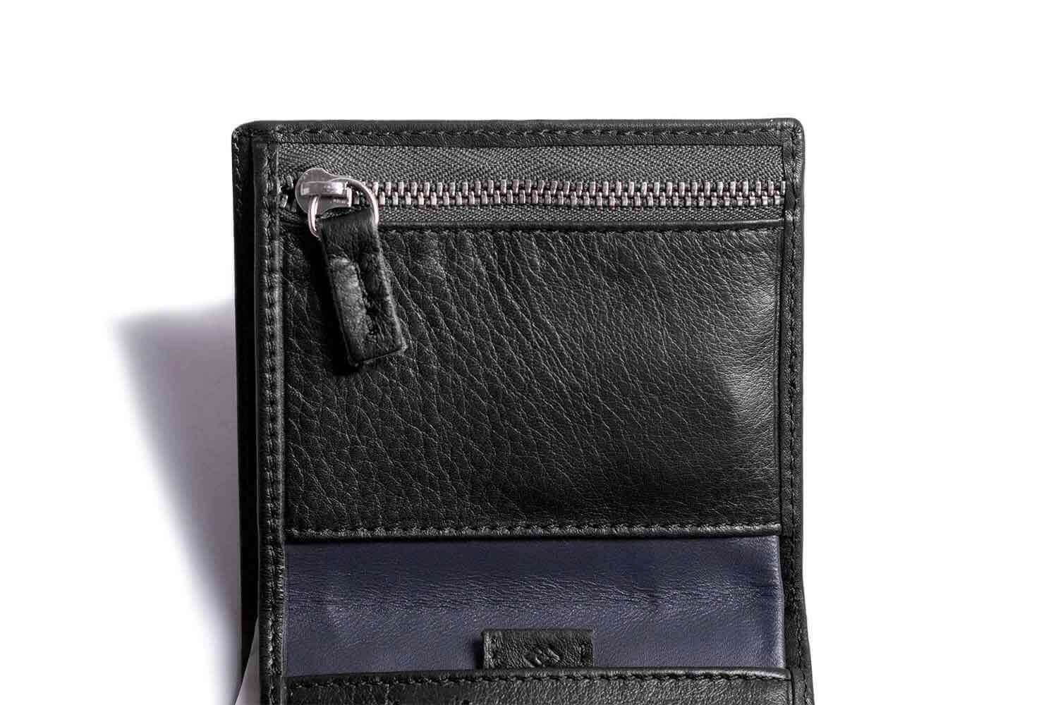 Leather Bifold Zip Wallet with RFID Protection - Image 16