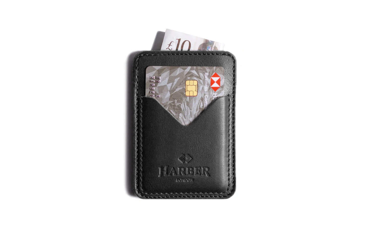 Classic Leather Card Holder - 3 Pocket - Image 4