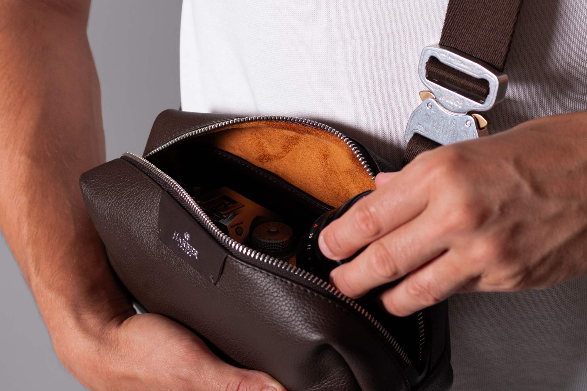 Leather Crossbody Bag - Image 11