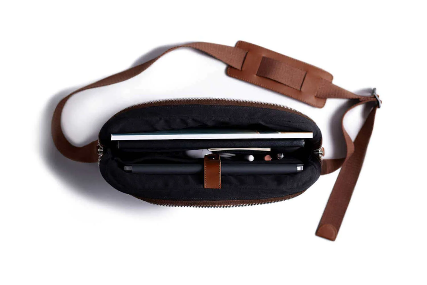 Leather Messenger Bag for iPad - Image 14