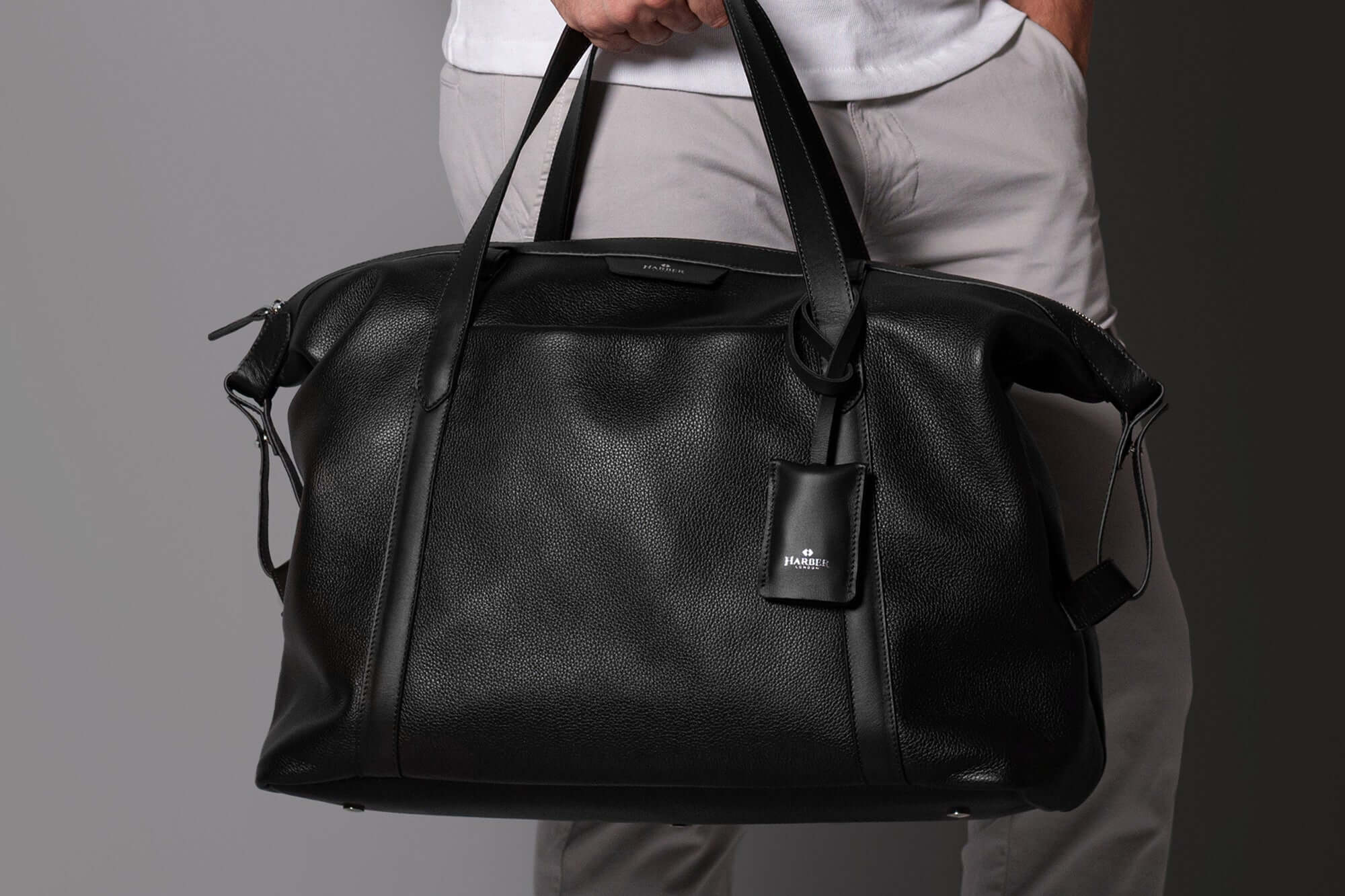 Leather Overnight Bag - Image 9