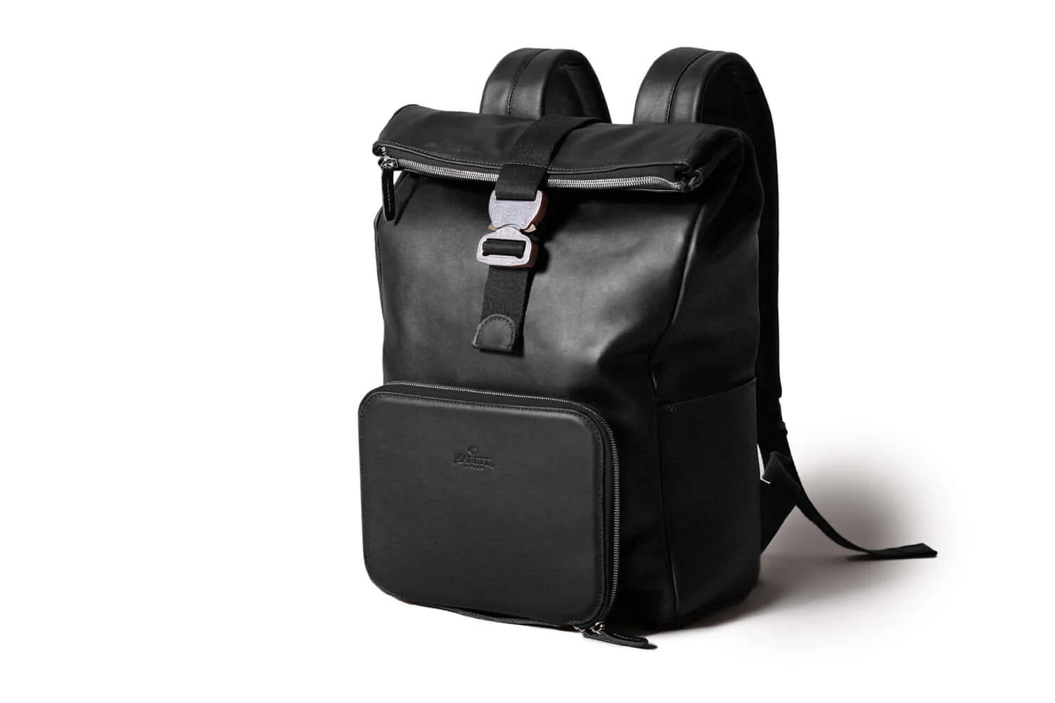 Leather Roll Top Backpack - Image 10