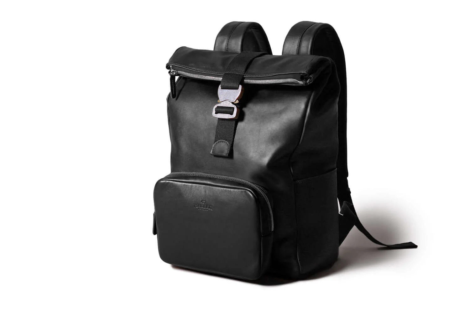 Leather Roll Top Backpack - Image 12