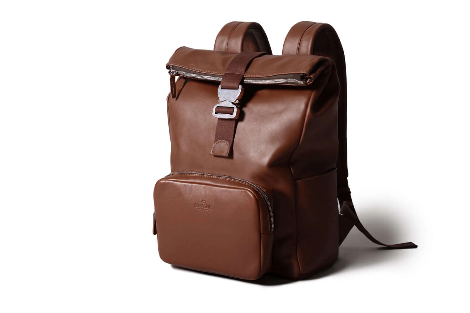 Leather Roll Top Backpack - Image 20