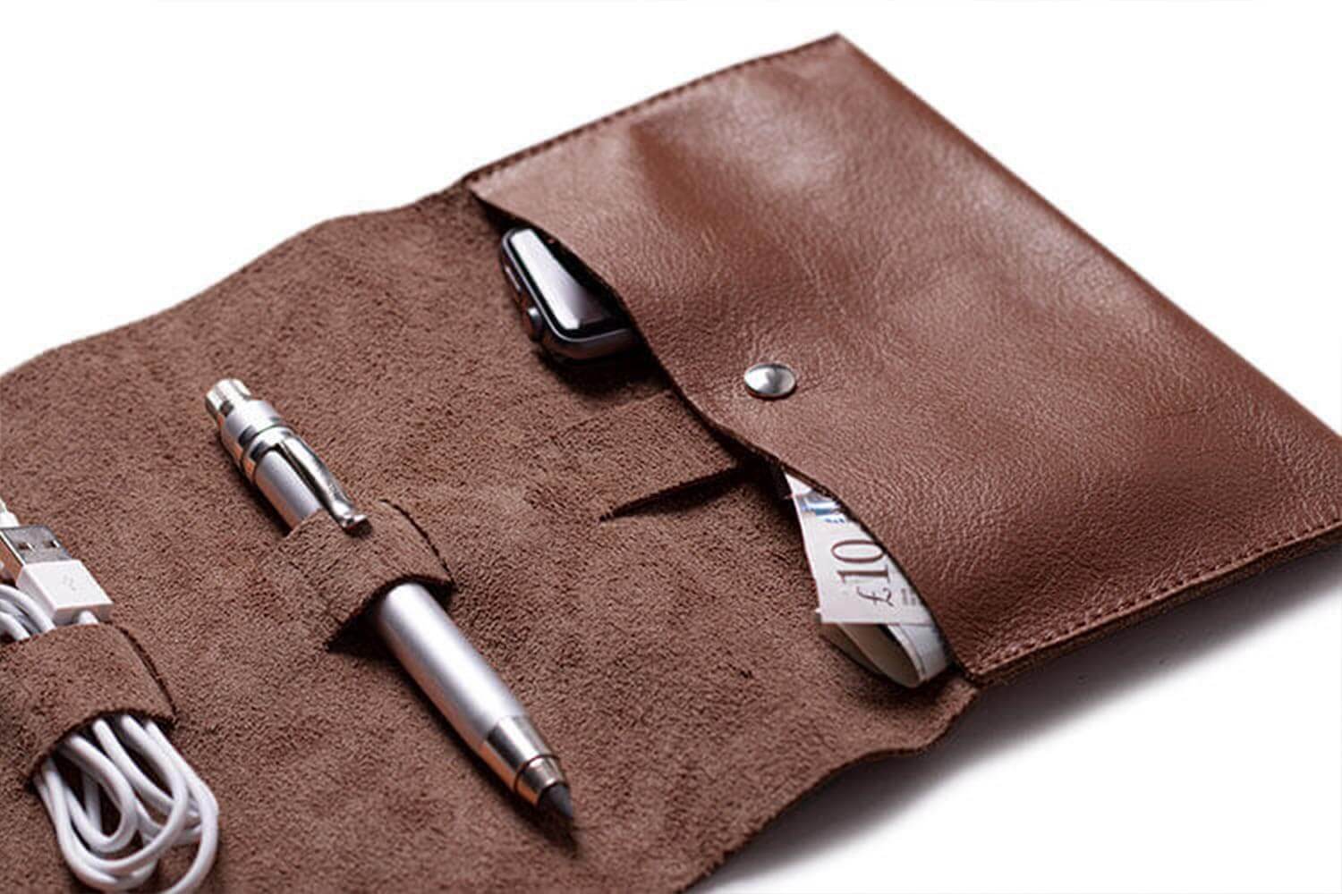 Leather Rollup Cord & Tools Wrap - Image 12