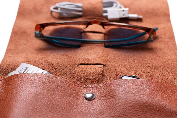 Leather Rollup Cord & Tools Wrap - Image 3