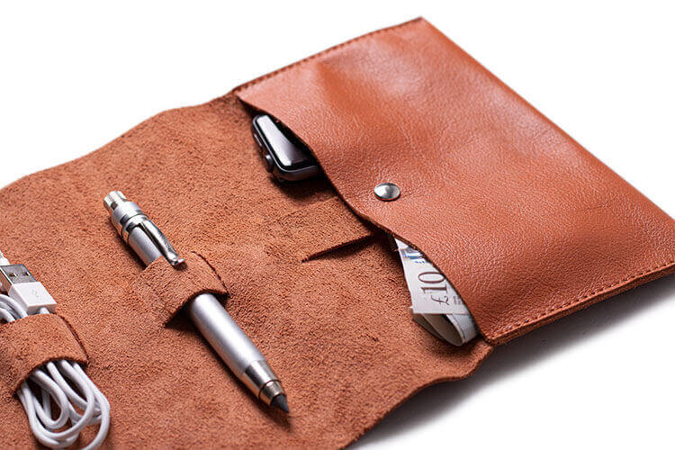 Leather Rollup Cord & Tools Wrap - Image 4