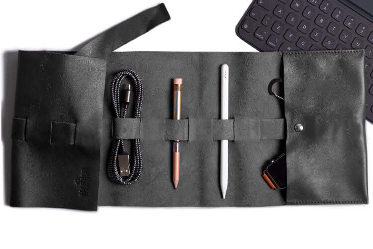 Leather Rollup Cord & Tools Wrap - Image 6