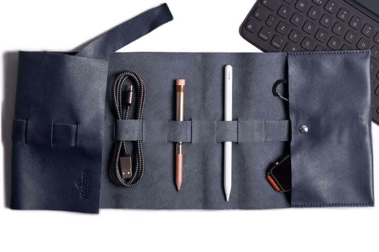 Leather Rollup Cord & Tools Wrap - Image 8