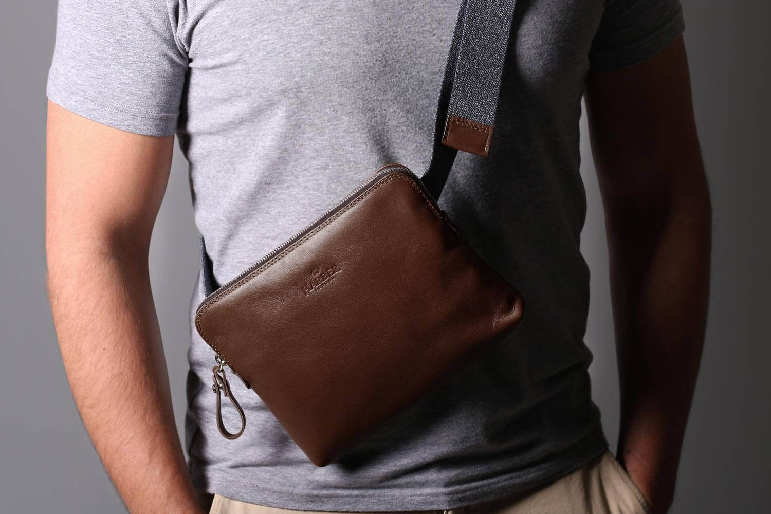 Leather Sling Bag - Image 17