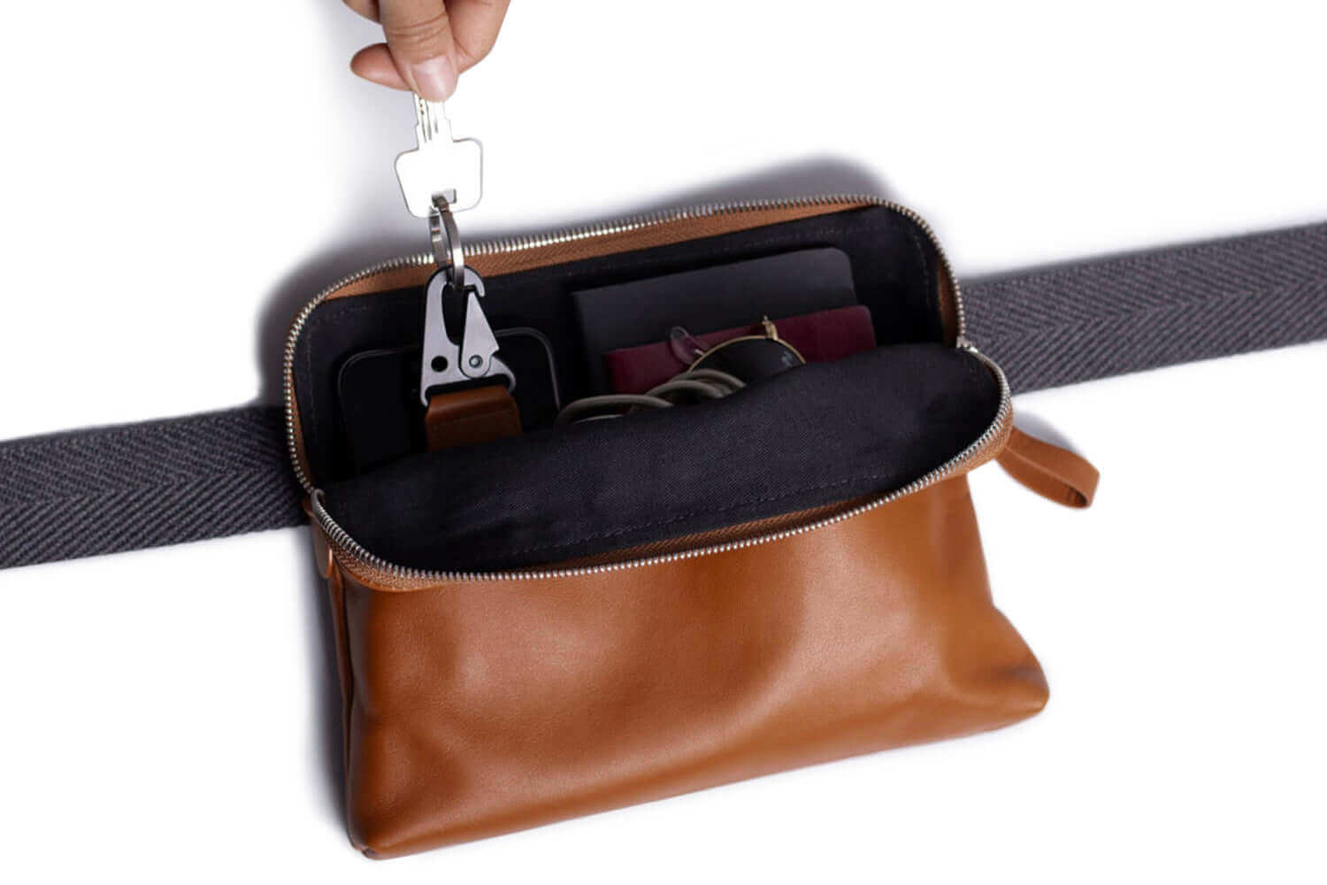 Leather Sling Bag - Image 6