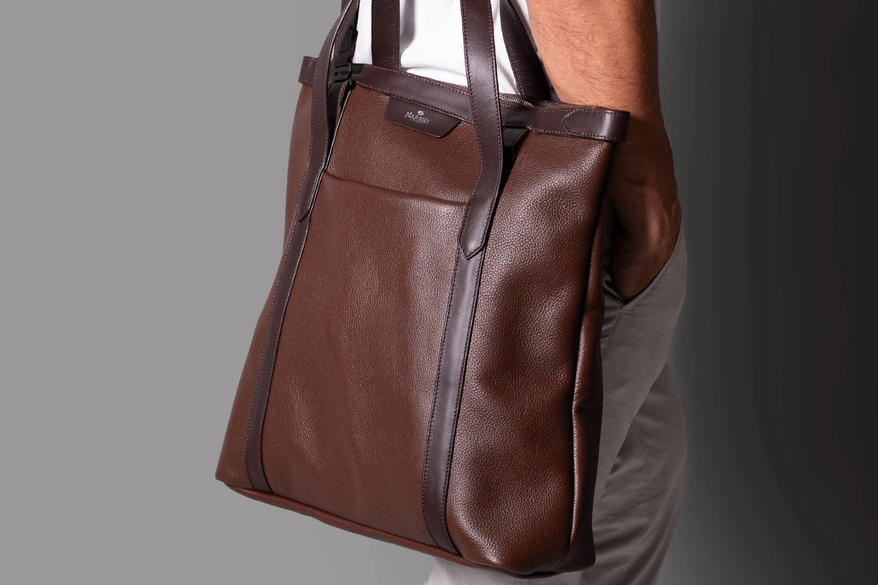 Leather Tote Bag - Image 5