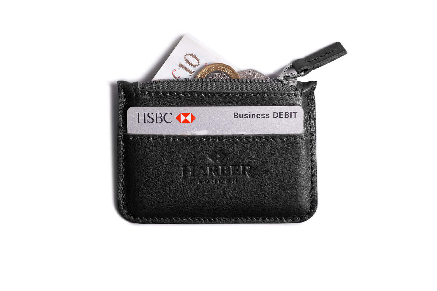Leather Zip Coin Wallet - Image 6
