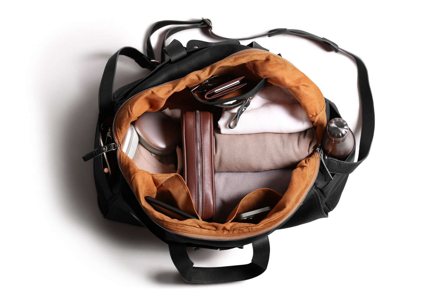 Leather Weekender Bag - Image 7