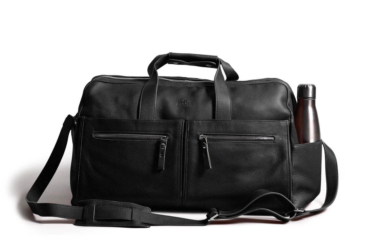 Leather Weekender Bag - Image 9