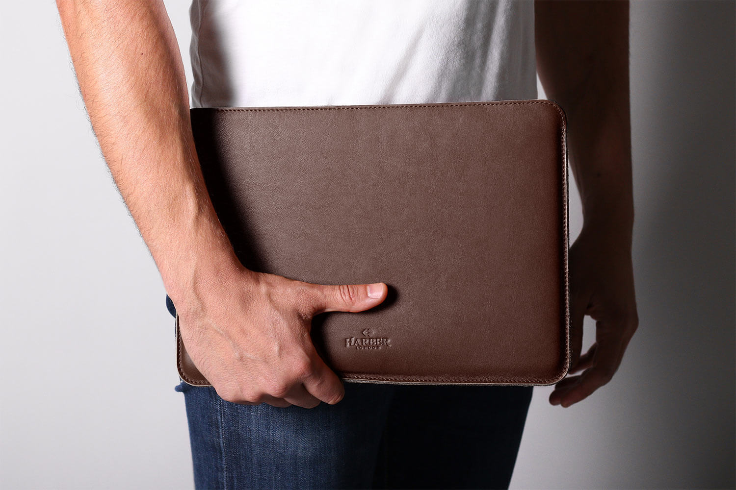 Slim Leather MacBook Sleeve Case - Image 13