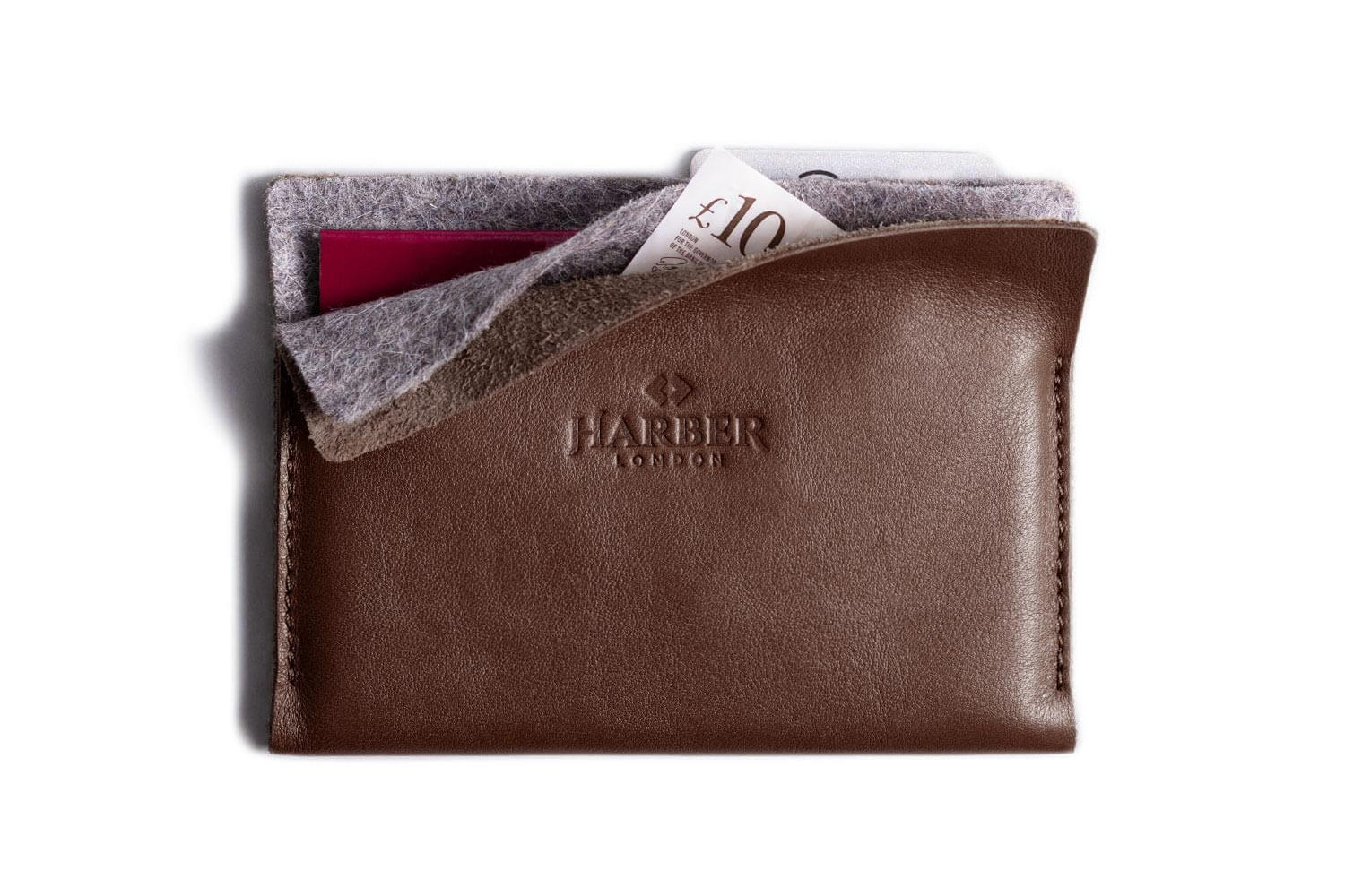 Super Slim Leather Passport Wallet - Horizon - Image 11